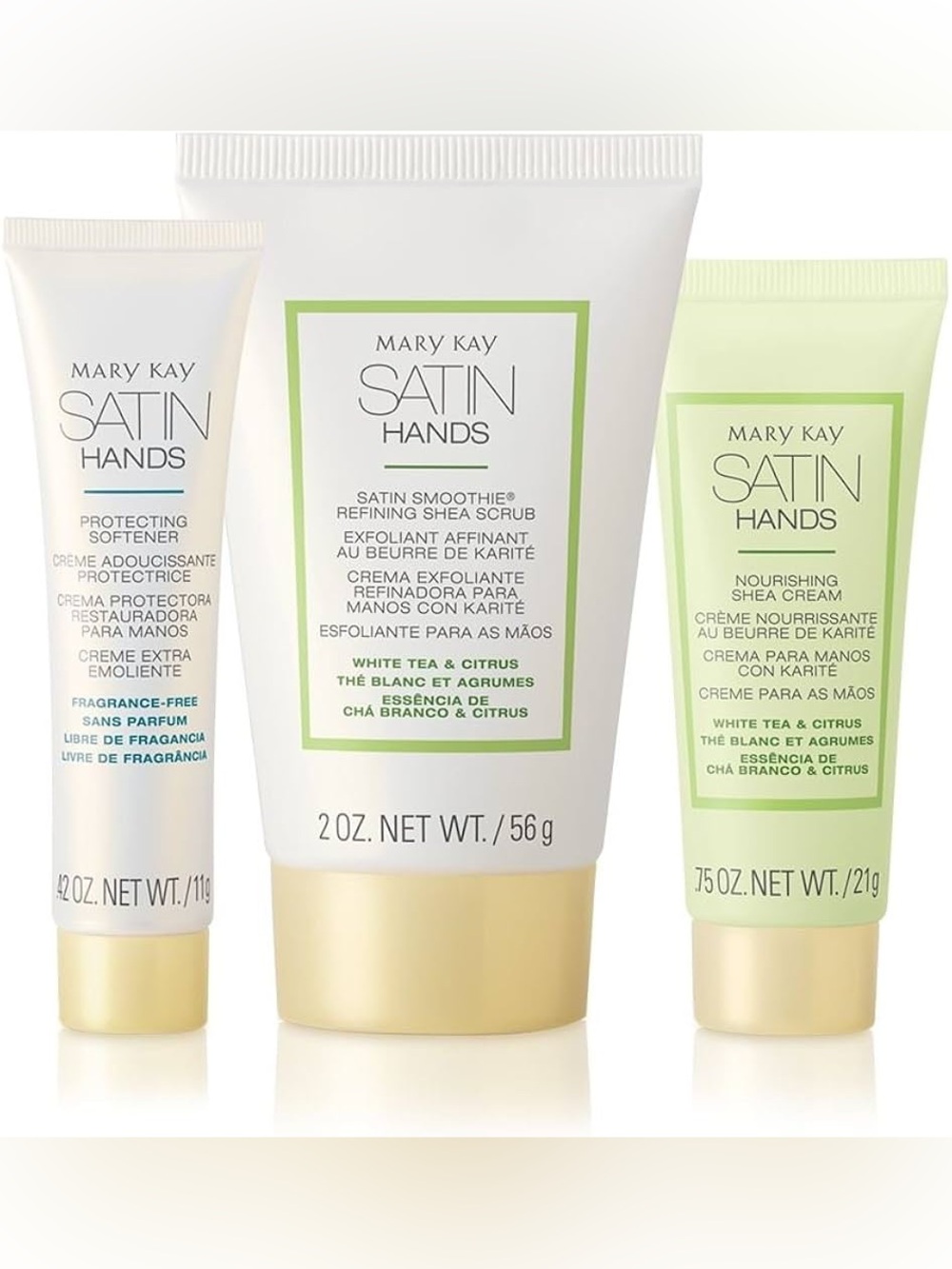 Mary Kay | Mary Kay "White Tea & Citrus" Satin Hands Pampering Set Deluxe Mini